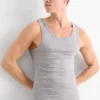 Multipack of 3 - vest - skinny rib light gray-melange