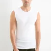 Multipack of 3 - vest - skinny rib - seamless white