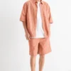 Shorts - striped brown