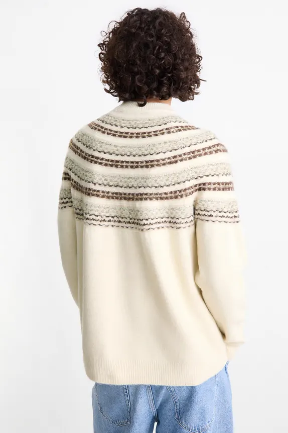 Jumper - patterned cremewhite