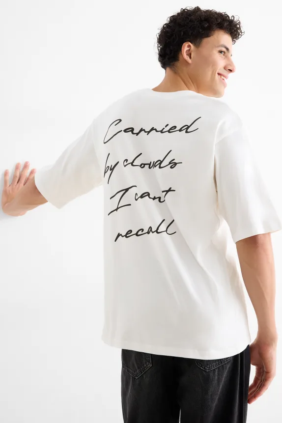 T-shirt - oversized white