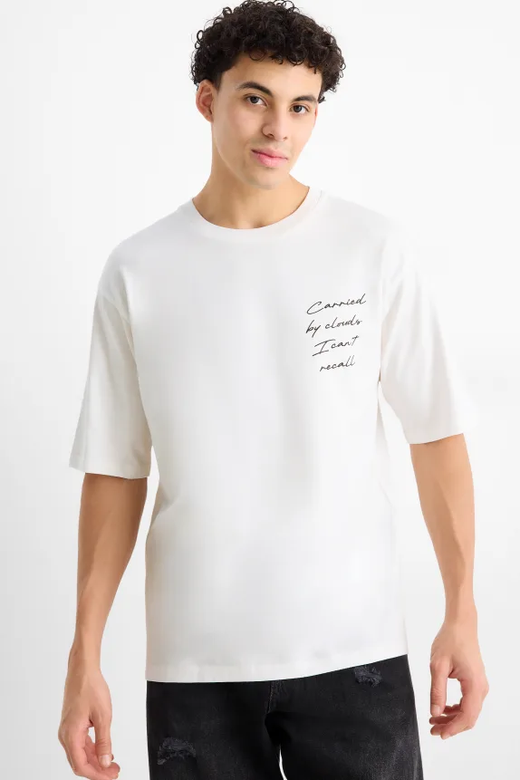 T-shirt - oversized white