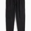 Cargo trousers - relaxed fit black