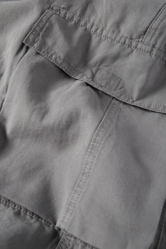 Cargo trousers - relaxed fit gray