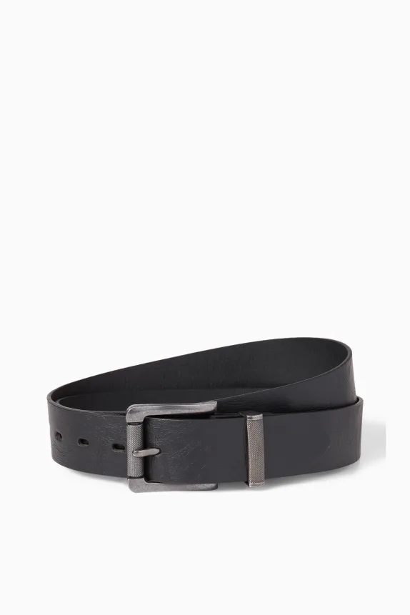 Belt - faux leather black