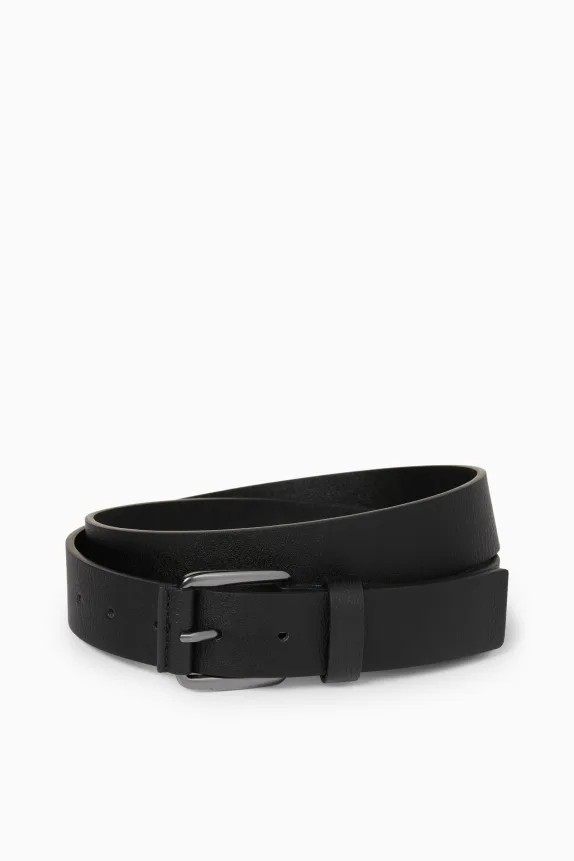 Belt - faux leather black