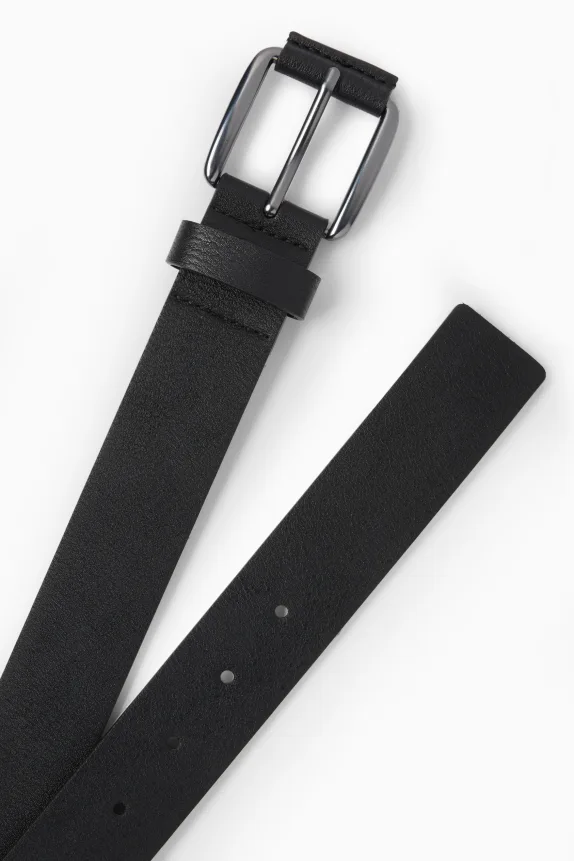 Belt - faux leather black