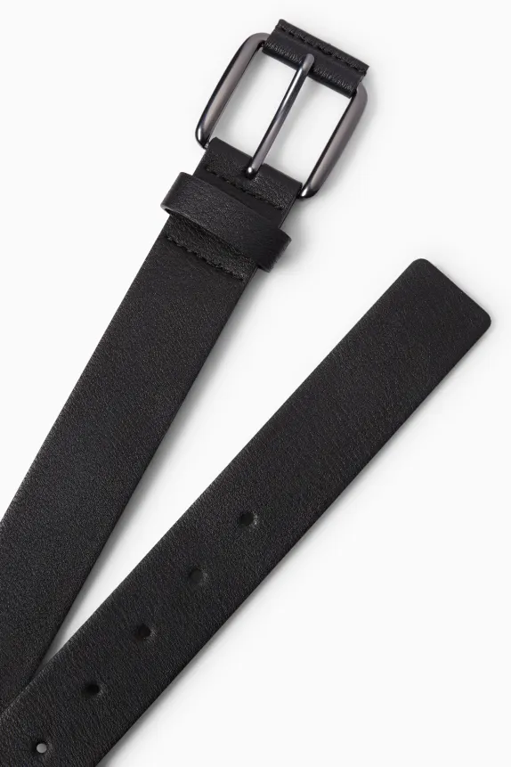 Belt - faux leather black