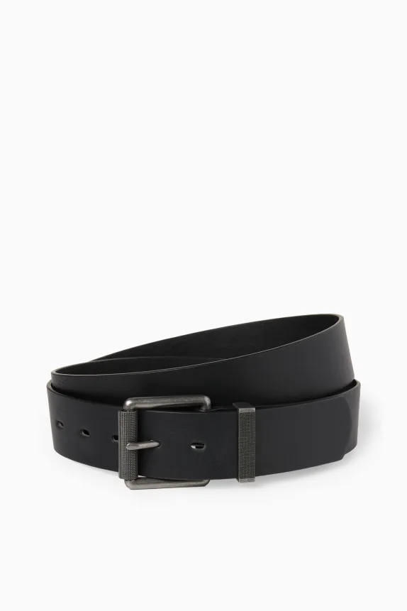 Belt - faux leather black