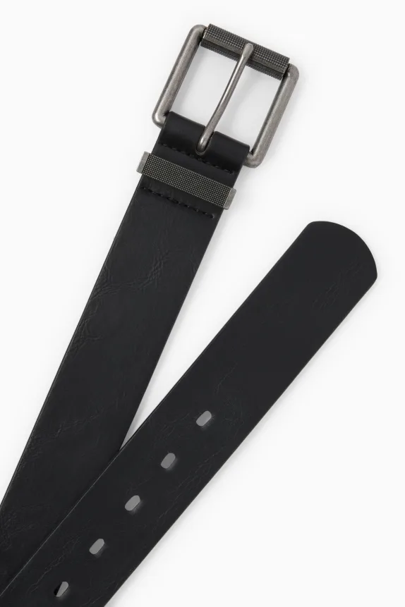 Belt - faux leather black