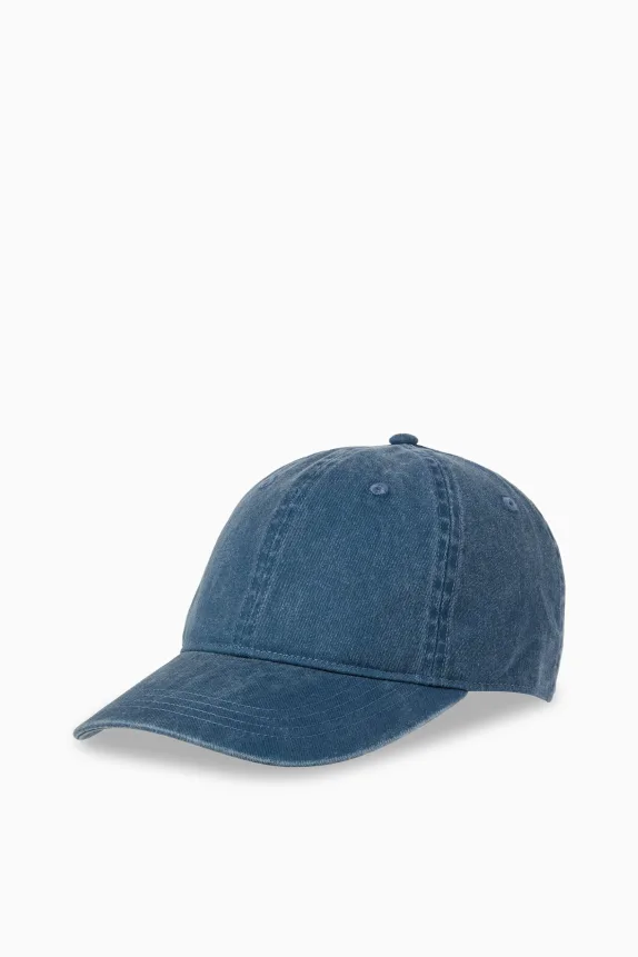 Denim cap dark blue