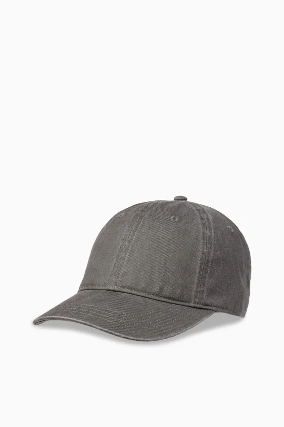 Denim cap dark gray