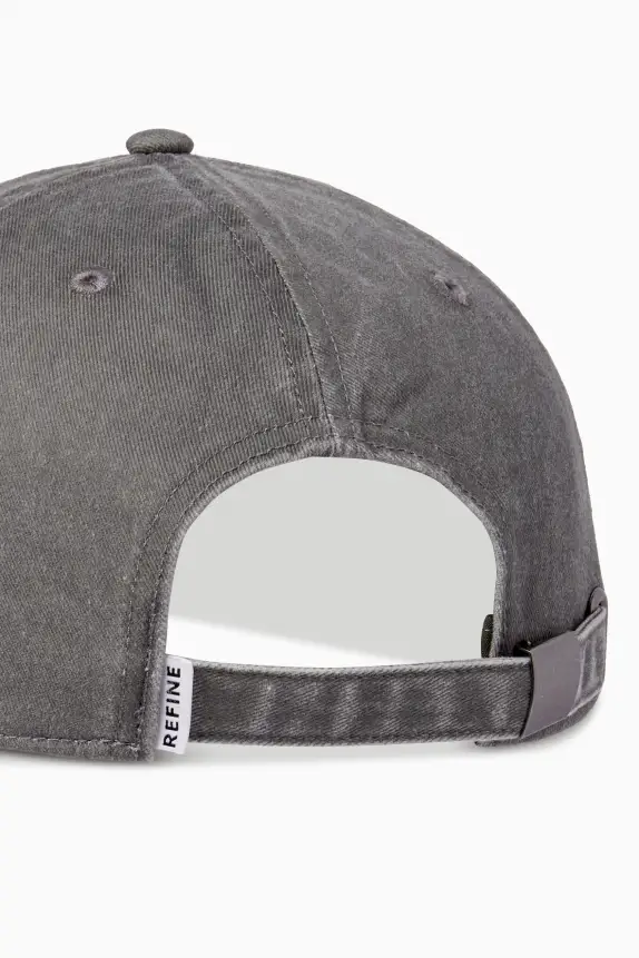 Denim cap dark gray