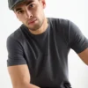 Flat cap dark gray