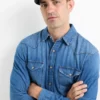 Flat cap dark blue