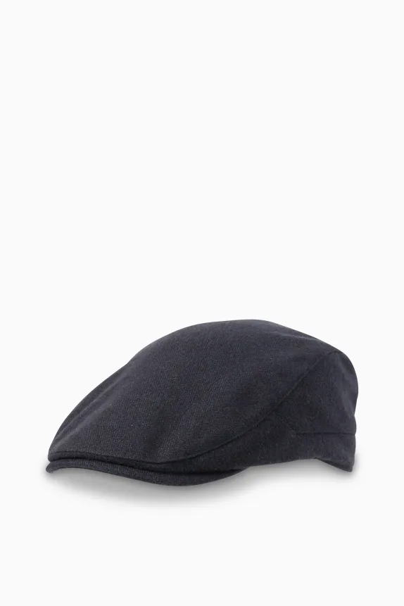 Flat cap dark blue