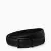 Belt - faux leather - textured black