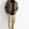 Trousers - regular fit taupe