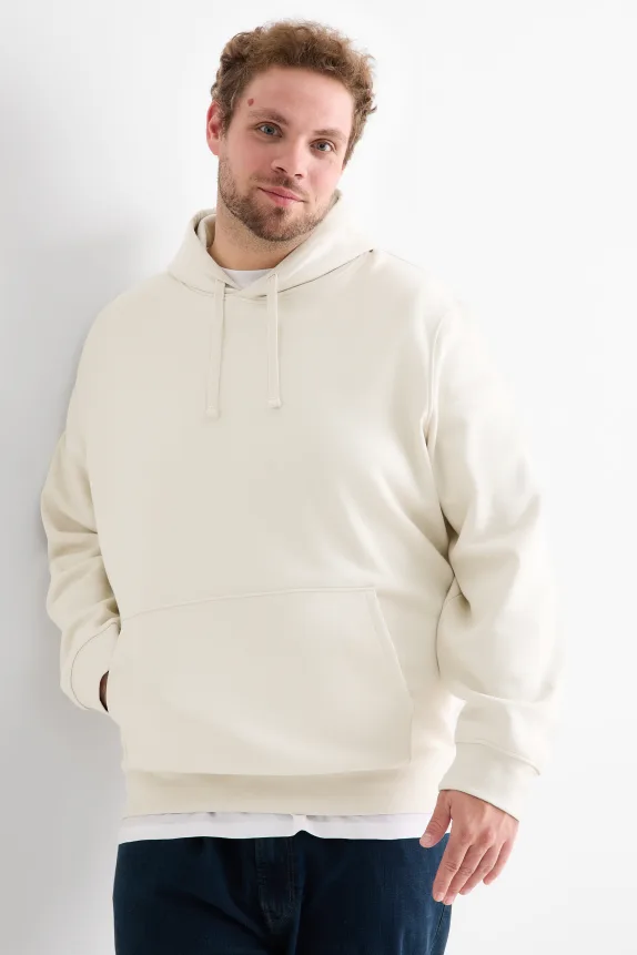 Hoodie cremewhite