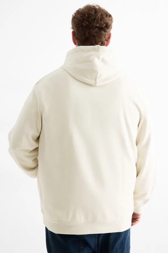 Hoodie cremewhite