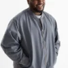 Bomber jacket dark gray