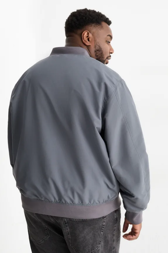 Bomber jacket dark gray