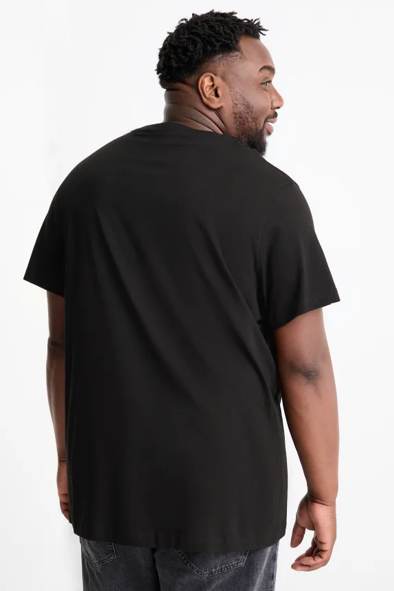 Multipack of 5 - T-shirt - regular fit black