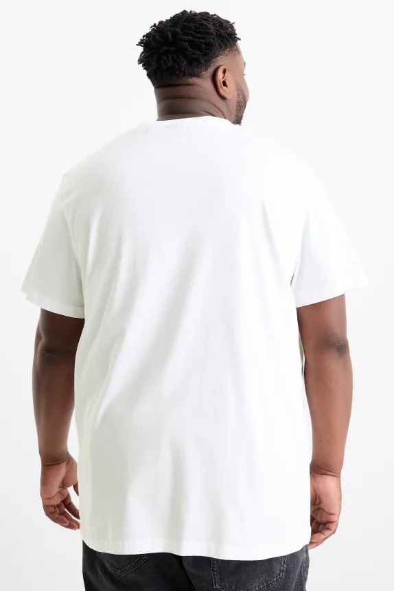Multipack of 5 - T-shirt - regular fit white