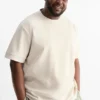 T-shirt - relaxed fit light beige