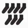 Multipack of 7 - short socks  black