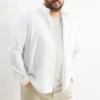 Oxford shirt - regular fit - button-down collar cremewhite