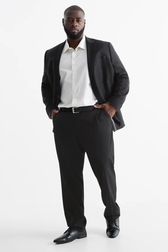 Mix & match trousers - regular fit - Flex - LYCRAÂ® black
