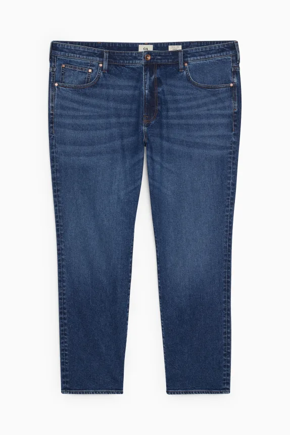 Straight jeans - LYCRAÂ® blue denim