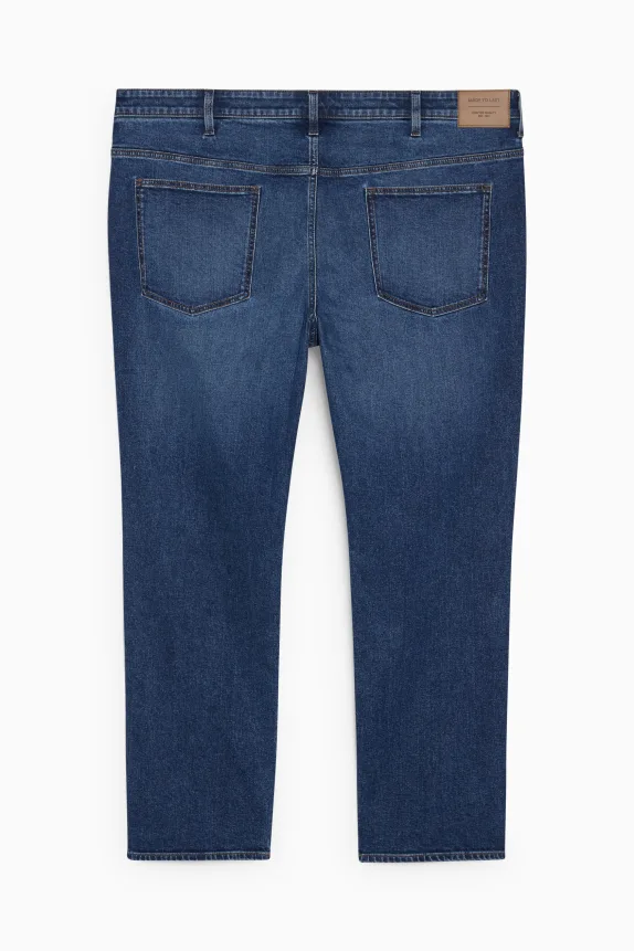 Straight jeans - LYCRAÂ® blue denim