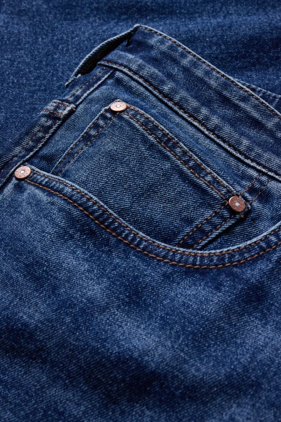 Straight jeans - LYCRAÂ® blue denim