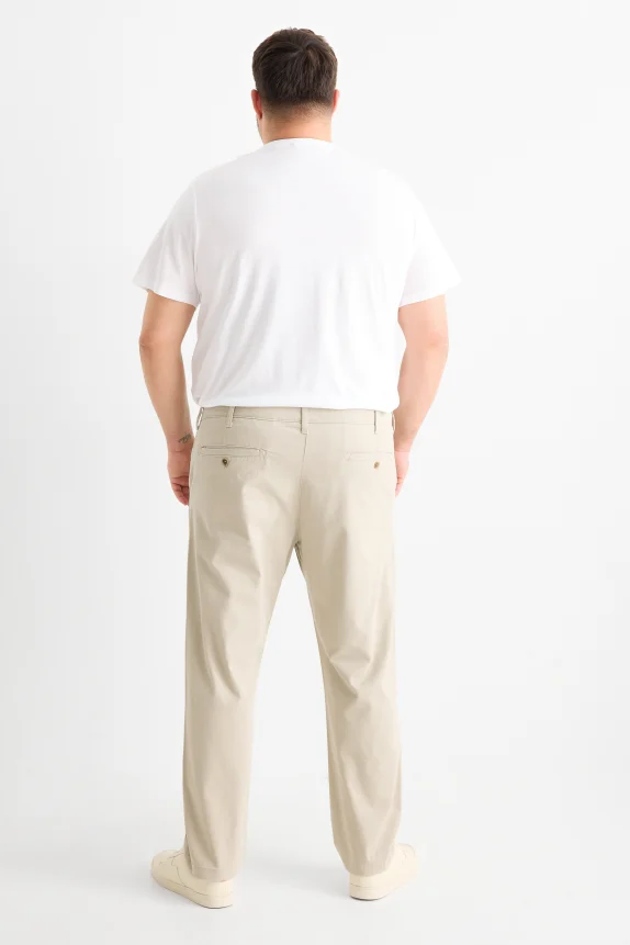 Chinos - regular fit light beige