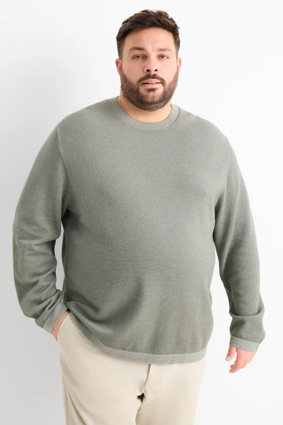 Jumper - textured gray