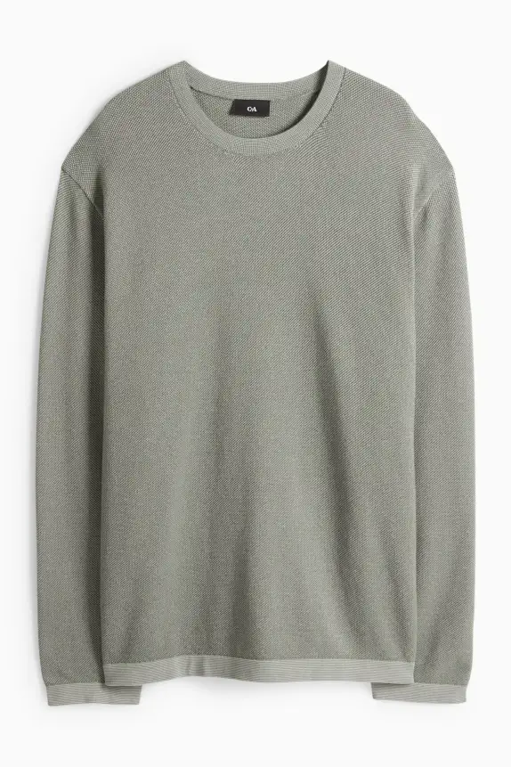 Jumper - textured gray