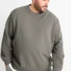 Sweatshirt - textured gray