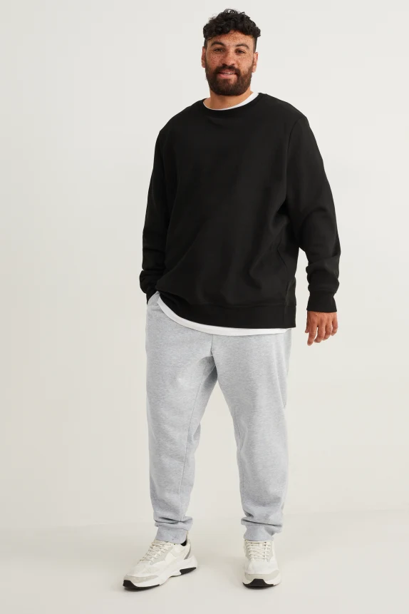 Joggers light gray-melange