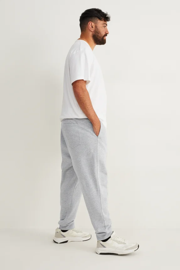 Joggers light gray-melange
