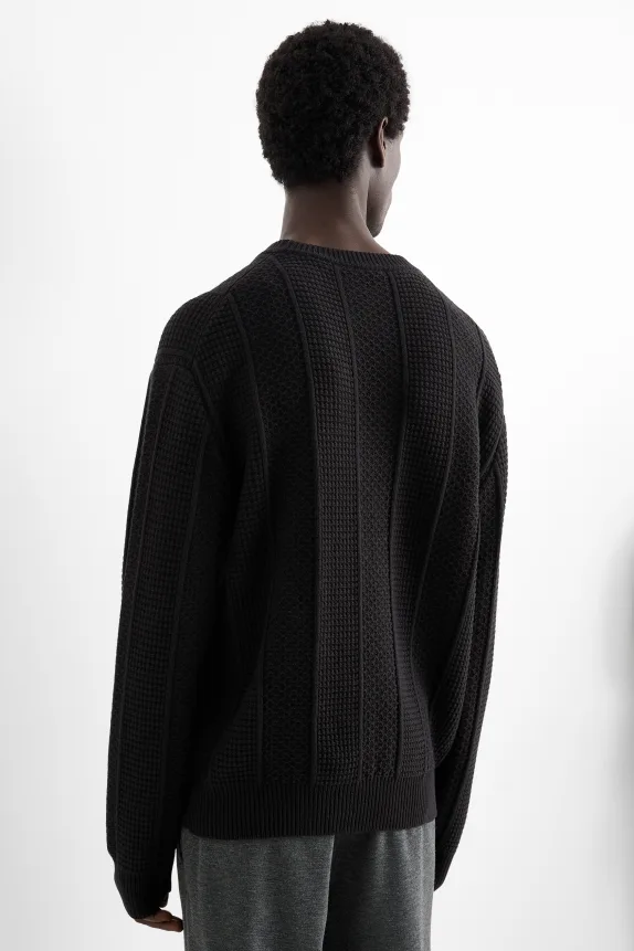 Jumper - textured black