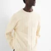 Jumper - textured cremewhite