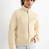Knitted jacket - ribbed cremewhite