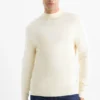 Fine knit jumper cremewhite