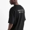 T-shirt - oversized black