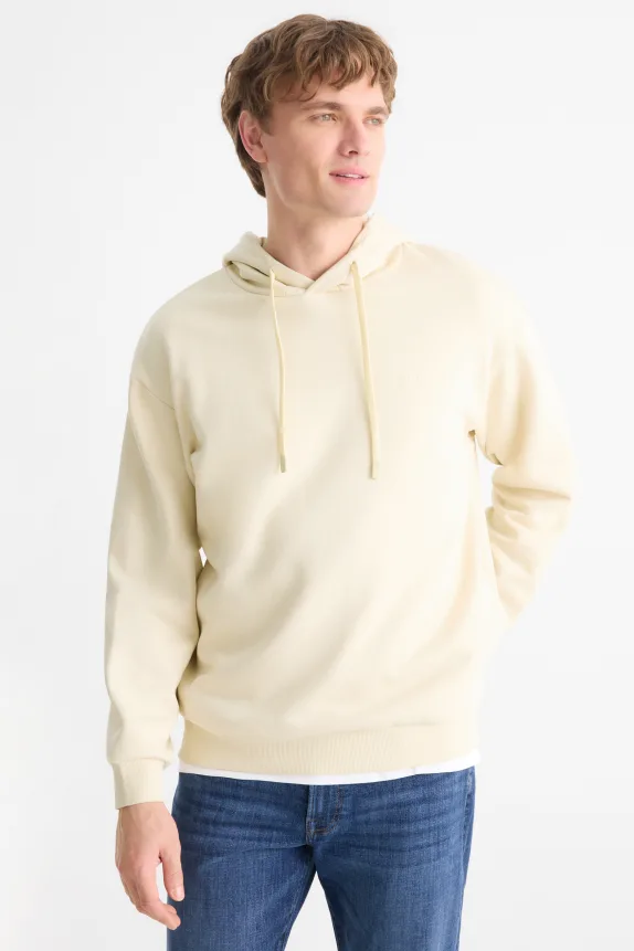 Hoodie light beige