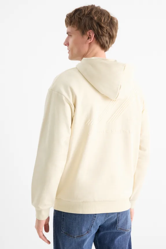 Hoodie light beige