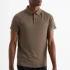 Active polo shirt brown