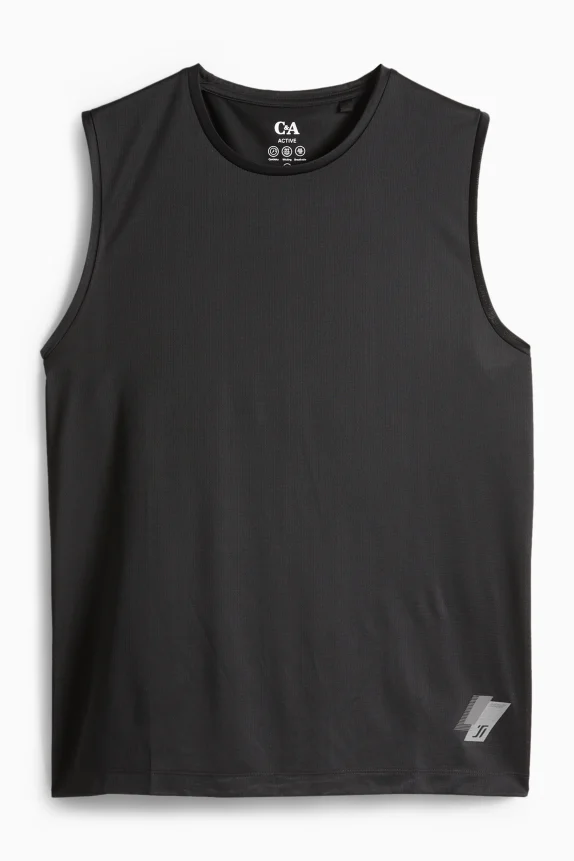 Active vest top black